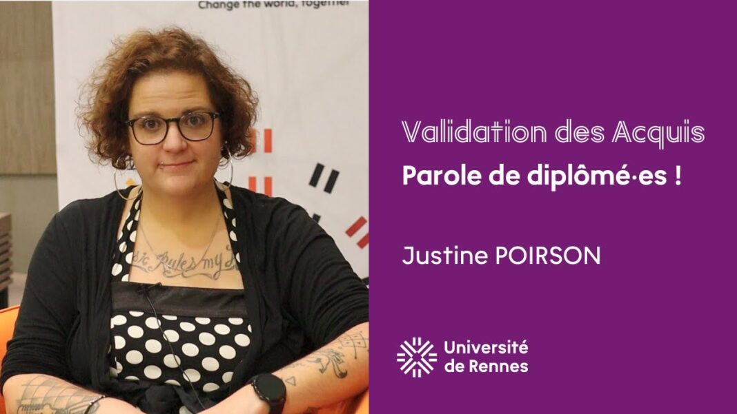 Parole de diplômée: Justine POIRSON